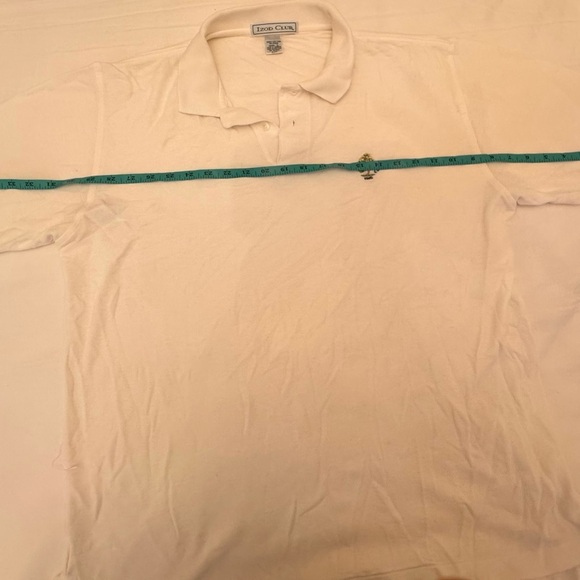 Izod‎ Club White Polo Shirt L | 90s Vintage Golf Preppy Embroidered Logo - Picture 6 of 7
